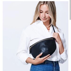 Meanwhile Back On The Farm Leather Belt Bag